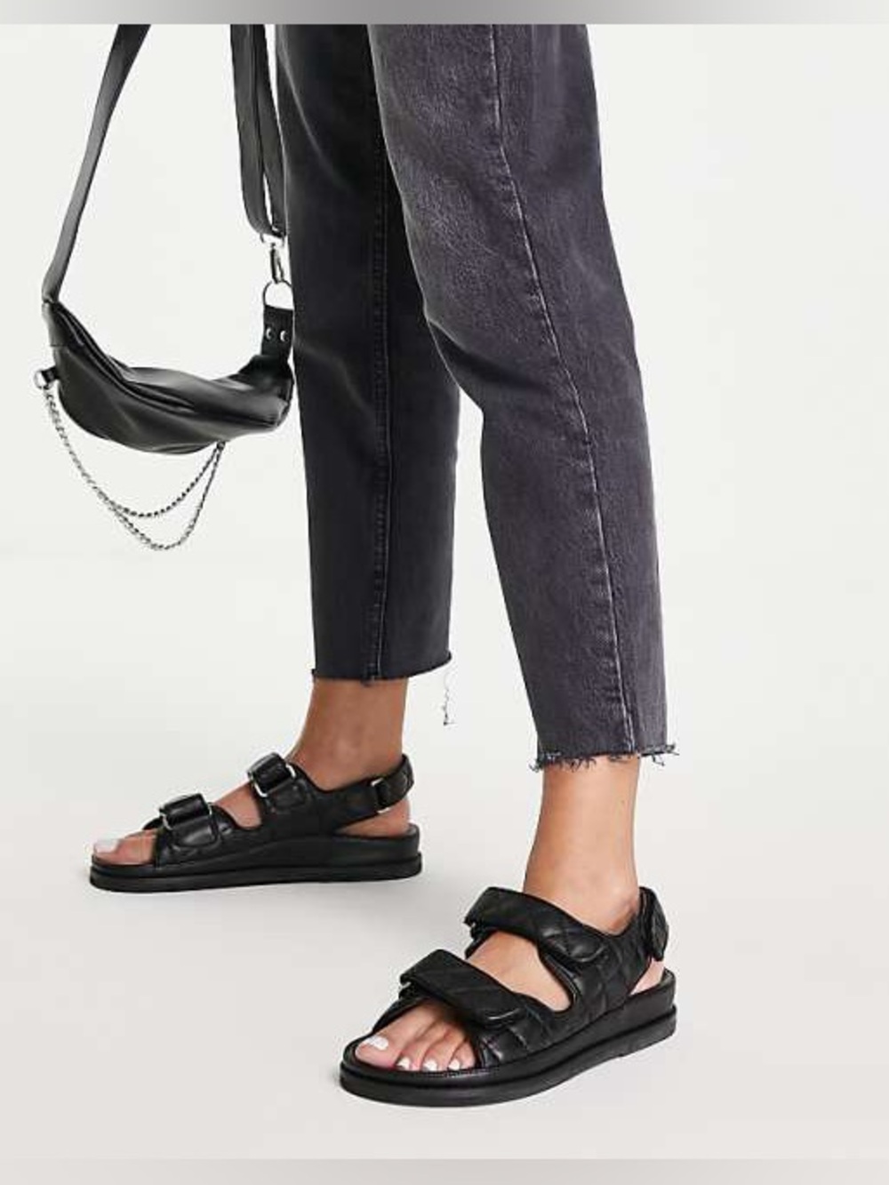Tony Bianco Hiranni Sandal in Black